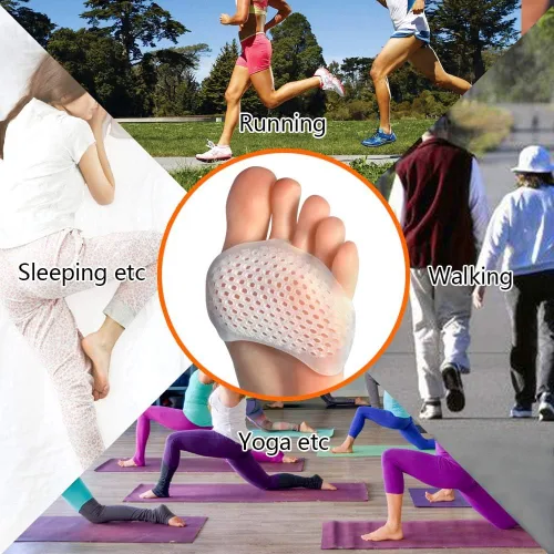 Vista 8 de Hoogoo Almohadillas para Dedos de los Pies, Almohadillas Metatarsianas, Almohadillas para la Bola del Pie, Alivio del Dolor de Callos y Juanetes