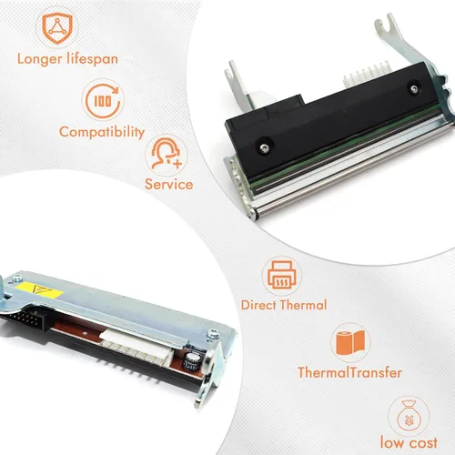 Vista 7 de GETPARTS 50180236-001 Nuevo cabezal de impresión para Intermec PM45 PM45C Impresora de código de barras térmica OEM Reemplazo 203dpi