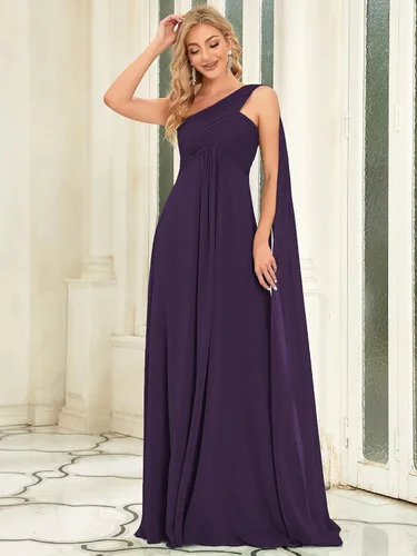 Vista 3 de Ever-Pretty Vestido de noche de un solo hombro para mujer 09816