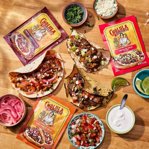 Vista 8 de Cholula Mezcla de condimentos para tacos con chile y ajo, 1 oz (paquete de 12)