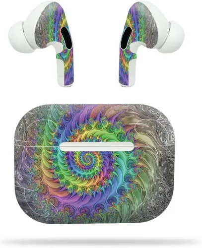 Vista 3 de MightySkins - Compatible con Apple Airpods Pro - Acid Funda protectora de vinilo duradera y única Fácil de aplicar, quitar y cambiar de estilos