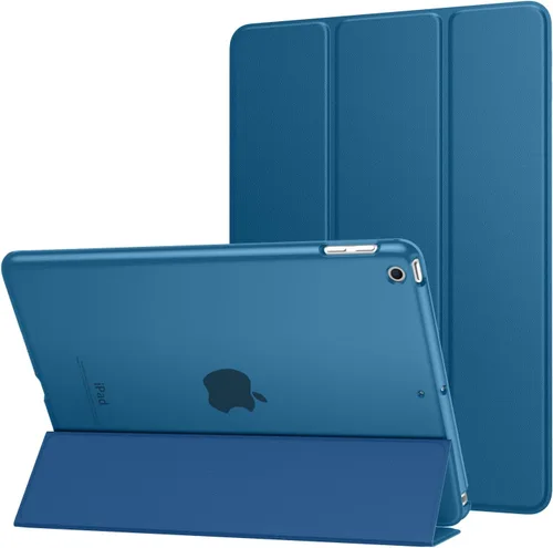 Vista 40 de MoKo Funda para iPad 9.7 2018/2017 de 5ª / 6ª Generación - Funda delgada y ligera con soporte para Smartphone con parte trasera translúcida