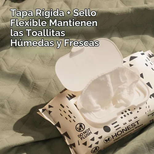 Vista 7 de The Honest Company Toallitas hipoalergénicas multiusos para bebé con piel sensible, patrón divertido, 720 unidades Pattern Play