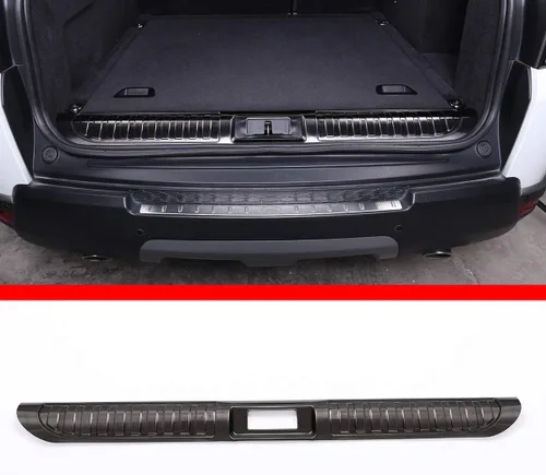 Vista 9 de YIWANG 304 - Protector de parachoques trasero de acero inoxidable para Land Rover Range Rover Sport 2014-2020, Plateado