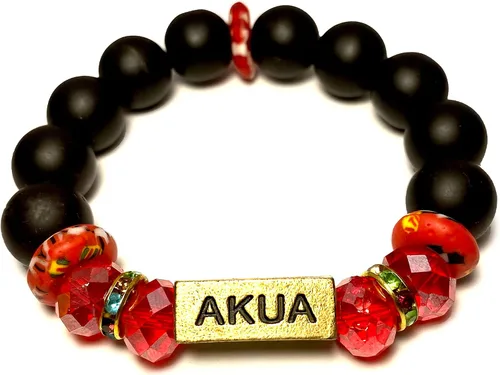 Vista 90 de Pulseras africanas tradicionales con nombre nacido en el día para mujeres de Ghana, materiales naturales, ajuste cómodo y holgado