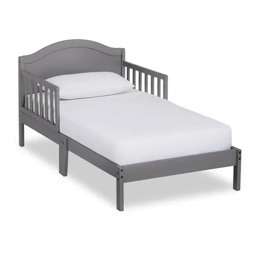 Vista 9 de Dream On Me Sydney - Cama para niños pequeños, color negro, con certificado Greenguard Gold y JPMA, diseño bajo, acabados no tóxicos, rieles