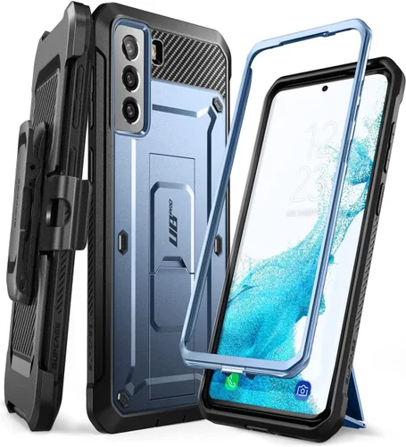 Vista 13 de SUPCASE Funda para Samsung Galaxy S22 con soporte (Unicorn Beetle Pro), [clip de cinturón integrado] Resistente de cuerpo completo de doble capa