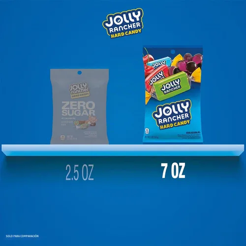 Vista 7 de Jolly Rancher, Bolsa de dulces duros con sabor a fruta original, 7 onzas