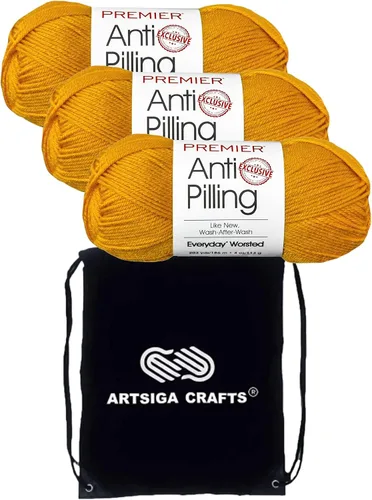 Vista 57 de Premier Yarns Antibolitas para todos los días Blancanieves 100-1 Dn100-1-Snow-White