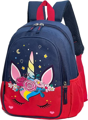 Vista 18 de Mochila de Viaje Preescolar para Niños Pequeños de 11 Pulgadas, Mochila Diaria Genial y Linda con Dibujos Animados, Rosa (Butterfly Pink)