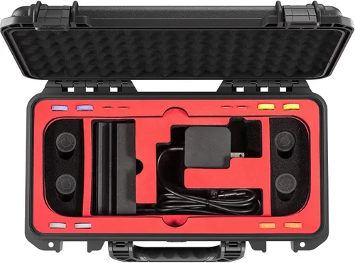 Vista 4 de DEVASO Funda de transporte de viaje para cubierta de vapor funda impermeable profesional de lujo con forro suave funda de viaje dura para cubierta