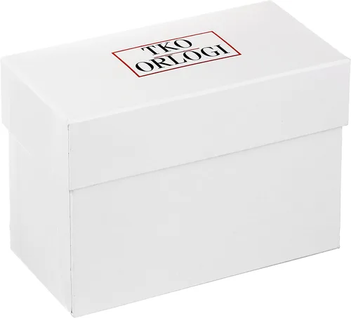 Vista 3 de TKO TK645WT - Reloj delgado para mujer, color blanco y dorado