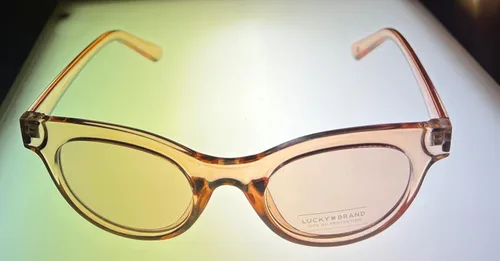 Vista 8 de Lucky - Gafas de sol retro para mujer marrón claro beige 4924148