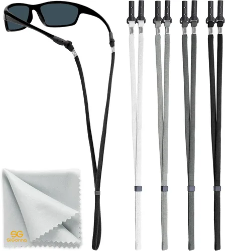 Vista 13 de SIGONNA Eye Glasses String Holder Straps - Sports Sunglasses Strap for Men Women - Eyeglass Holders Around Neck