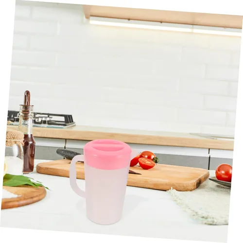 Vista 5 de DOITOOL Recipiente de almacenamiento de bebidas de gran capacidad, resistente al calor, jarra de agua fría, jarra de jugo de plástico, tetera