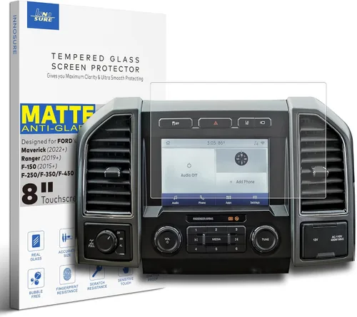 Vista 12 de [Antideslumbrante] Protector de pantalla de vidrio templado para Ford F-150 (2021-2025), F-150 Lightning (2022-2025), Expedition (2022-2024)
