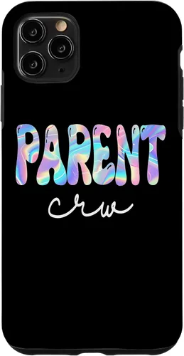 Vista 11 de iPhone 15 Parent Crew Groovy Back to School Cute Teachers Women Girl Case