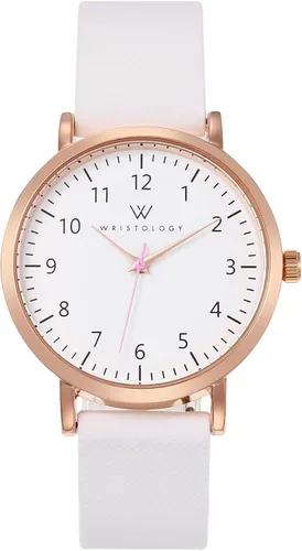 Vista 13 de Wristology 2 tamaños – Correa de reloj con números intercambiable de silicona de cambio fácil – esfera analógica de lectura fácil con segundero