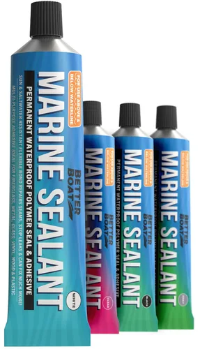Vista 13 de Sellador y adhesivo marino, calafateo impermeable de grado marino, sellador de agua de alta temperatura para barco, automóvil y RV, sin silicona