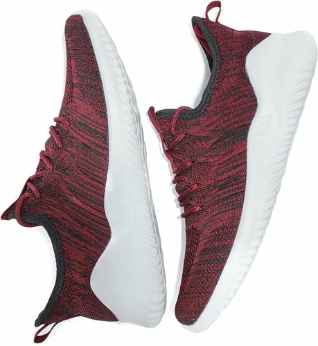 Vista 6 de Zapatos deportivos para correr para hombre, zapatillas sin cordones para caminar, ligeros, transpirables, informales, con suela suave, entrenadores
