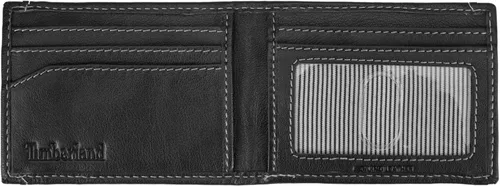 Vista 7 de Timberland Cartera delgada de cuero con bolsillo frontal para tarjetas de crédito para hombre