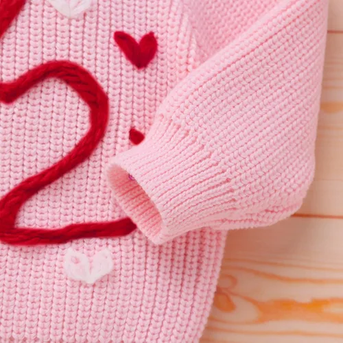 Vista 104 de Suéter de primer cumpleaños para bebés y niñas de un año de edad, sesión de fotos, otoño e invierno