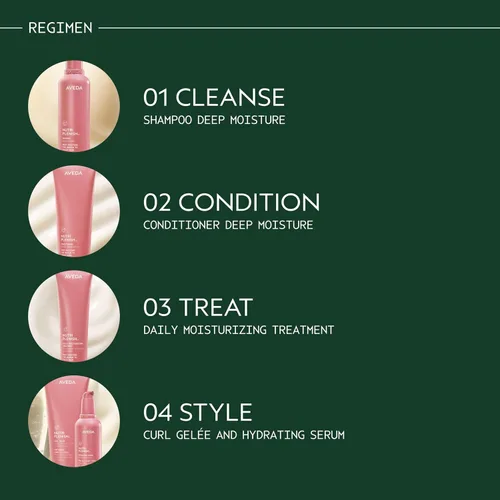 Vista 6 de Aveda Nutriplenish Curl Gelée Moisturizing Styling Gel for Medium to Thick Coily, Curly, Wavy Hair Reduces Frizz, Elongates Curls & Coils 96%