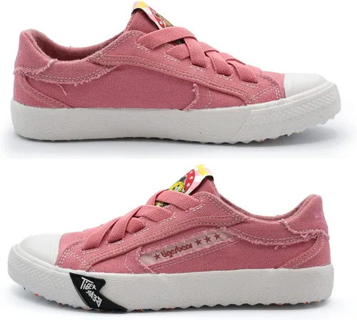 Vista 2 de Tigerbear Taurus - Zapatos de lona para mujeres y hombres, tenis florales de moda, tenis con cordones, zapatos de diseño ecológicos