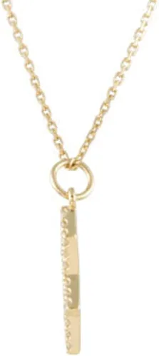 Vista 2 de Collar con estrella de David de oro amarillo de 14 k (15 cttw)