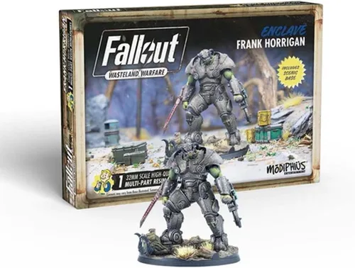 Vista 8 de Modiphius Entertainment Ltd Fallout Wasteland Warfare: Enclave-Assault Force - 6 Miniaturas, Figuras de Resina de Calidad de 32mm Sin Pintar