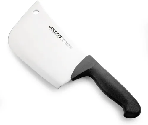 Vista 14 de Arcos Cuchillo de carnicero de acero inoxidable nitrum de 7 pulgadas y hoja de 7.480 in. Cuchillo de carnicero profesional. Mango ergonómico de Azul