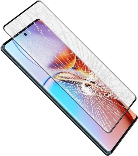 Vista 5 de DUNSIHUI Protector de pantalla para Moto Edge Plus 2023 de 6.67 pulgadas, cobertura completa curvada 3D, antiarañazos, 9H HD, protector de pantalla