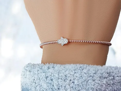 Vista 3 de Alef Bet by Paula Hamsa Hand Bracelet Sterling Silver for Women Worn for Protection and Abundant Blessings Beautiful Design for Everyday Wear