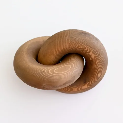 Vista 8 de Rool Coffee Table Decor Bookshelf Decor Accents Wood Knot Decor Chain Link Mesa de consola para decoración del hogar, artículos decorativos, sala