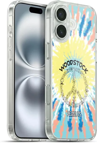Vista 41 de Head Case Designs Funda de gel suave con licencia oficial de Peanuts Freak Flag Fly Woodstock 50th compatible con Apple iPhone 7 Plus/iPhone 8 Plus