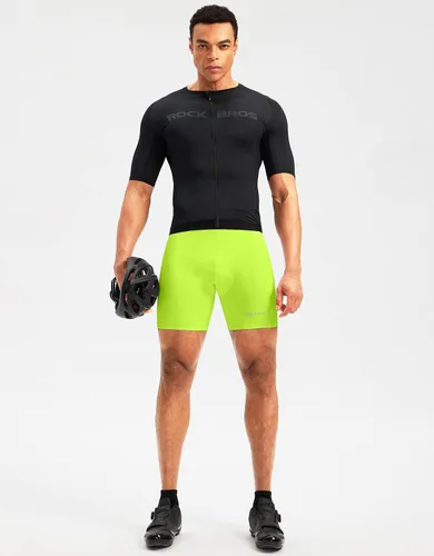 Vista 6 de Bikewa Ropa interior de ciclismo para hombre, con acolchado 3D, con bolsillos laterales