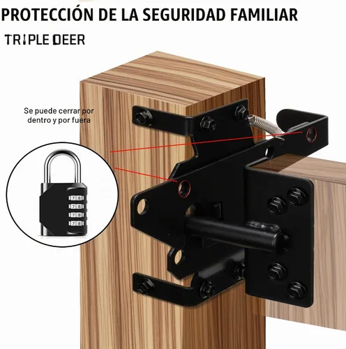 Vista 4 de Hardware automático de la puerta del montaje del poste resistente