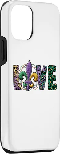 Vista 3 de iPhone 15 Mardi Gras Love 2023 for Women Queen Carnival Costume Case
