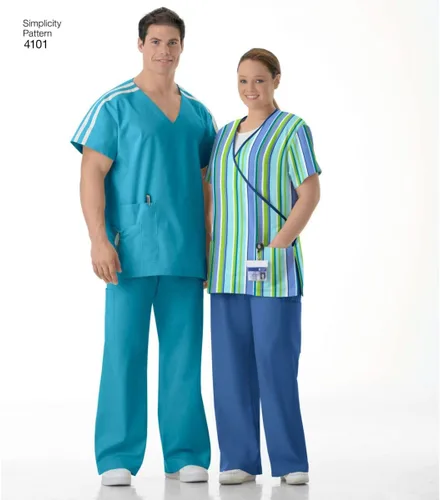 Vista 4 de Simplicity Patrón de costura fácil de coser para hombres y mujeres, tallas S-L