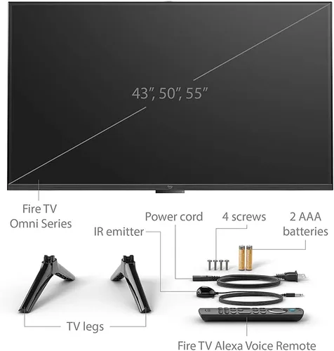 Vista 7 de Televisión inteligente Amazon Fire TV Omni Series de 50" en 4K UHD seminueva, de control a manos libres con Alexa