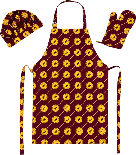 Vista 6 de Northwest NFL unisex-adult 3-piece Apron, Oven Mitt and Chef Hat Set
