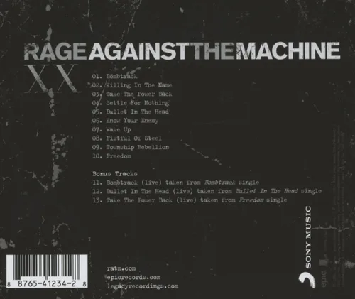 Vista 2 de Rage Against The Machine - XX