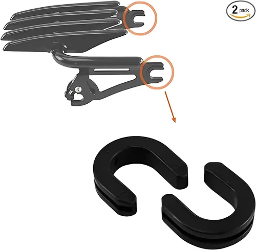 Vista 5 de Montaje de ojal de buje de respaldo para portaequipajes Harley Touring