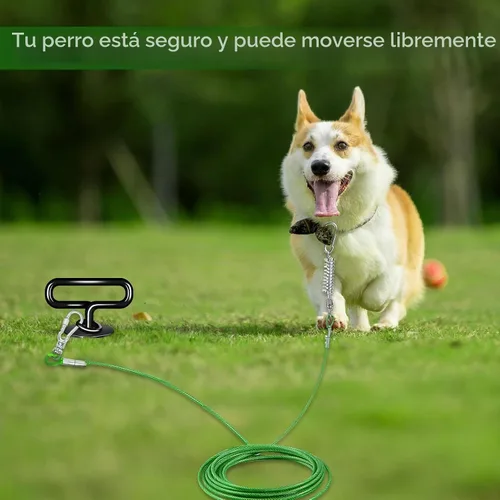 Vista 6 de Estaca de amarre para perros, estaca resistente para perros para exteriores