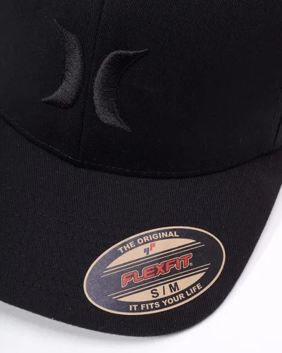 Vista 3 de Hurley One & Only - Sombrero para hombre, Negro (Blue Fury)
