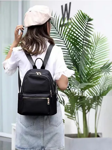 Vista 6 de go-done Mochila para mujer, Negro1, Moda