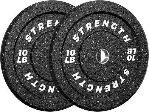 Vista 10 de XDDIAS Placas de parachoques de 2 pulgadas, juego de discos de peso olímpicos de goma para entrenamiento de fuerza en el gimnasio en casa, 20-260