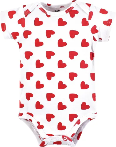 Vista 462 de Hudson Baby baby-girls Cotton Bodysuits 3-pack