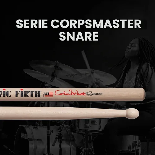Vista 8 de Baquetas Vic Firth SCM Corpsmaster Signature - Baquetas Colin McNutt