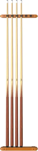 Vista 10 de Viper by GLD Products Fat Cat Oak 6 Cue - Estante para tacos de pared (2 piezas)